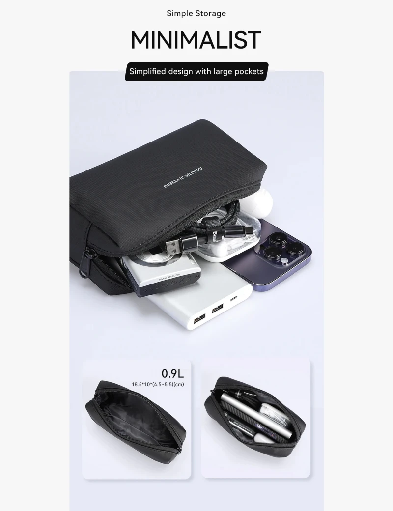 Toiletry Bag Nook MR09 Black