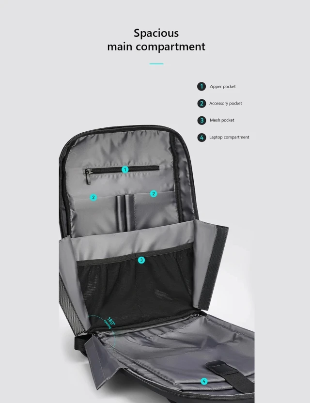 Backpack Mark Ryden Aerux Grey