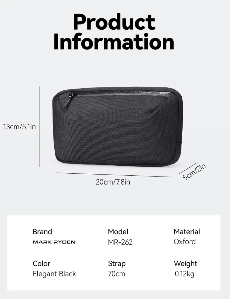 Travel Single Shoulder Bag  Mark Ryden Eryx Black