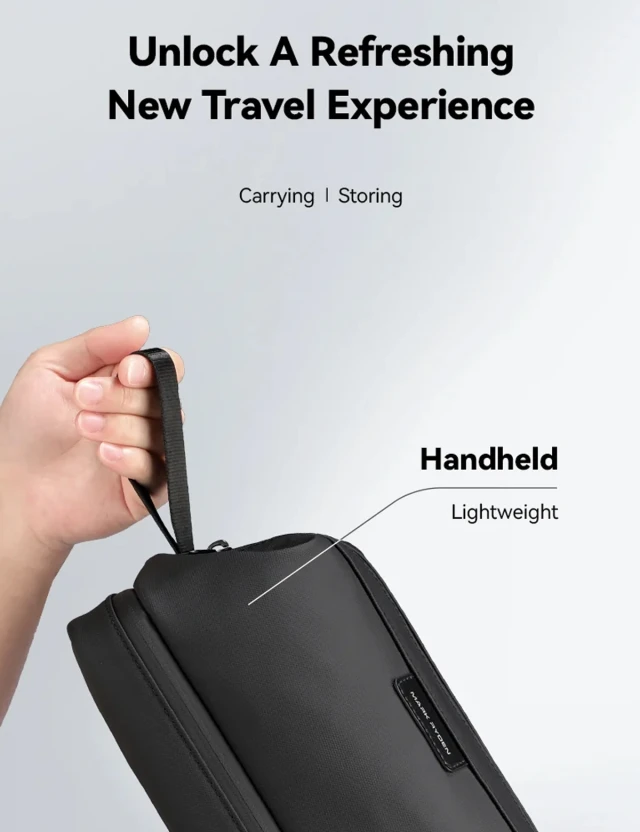 Mark Ryden Velo MR264 black — held by wristband one-handed