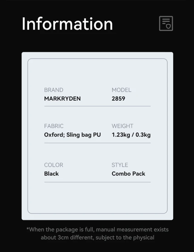 Backpack With Crossbody Mark Ryden Combo