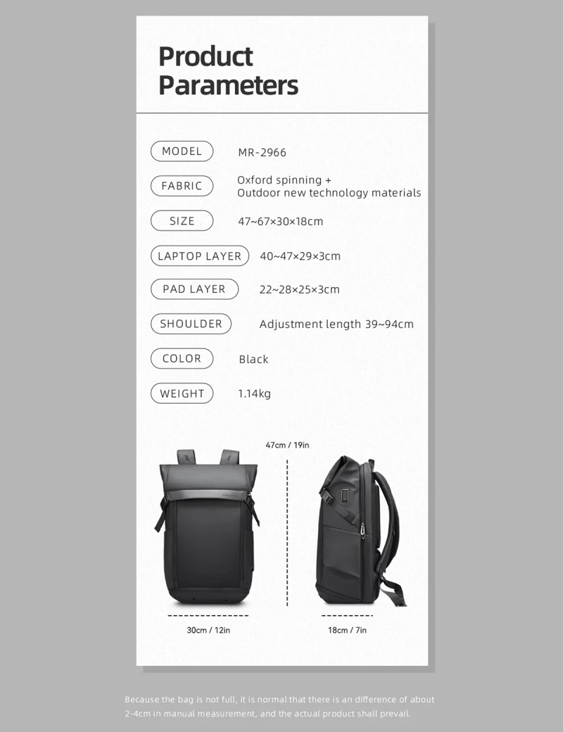 All Day Backpack Mark Ryden Urban Travel Black