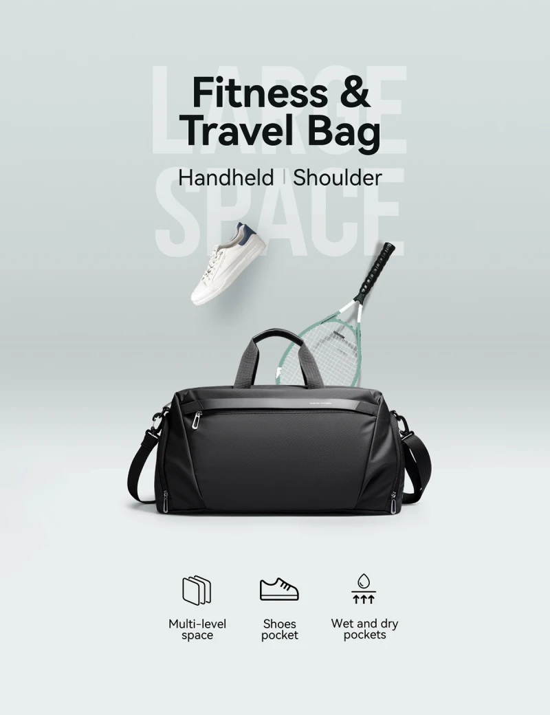 Travel Sports Bag Mark Ryden Stayfit Black