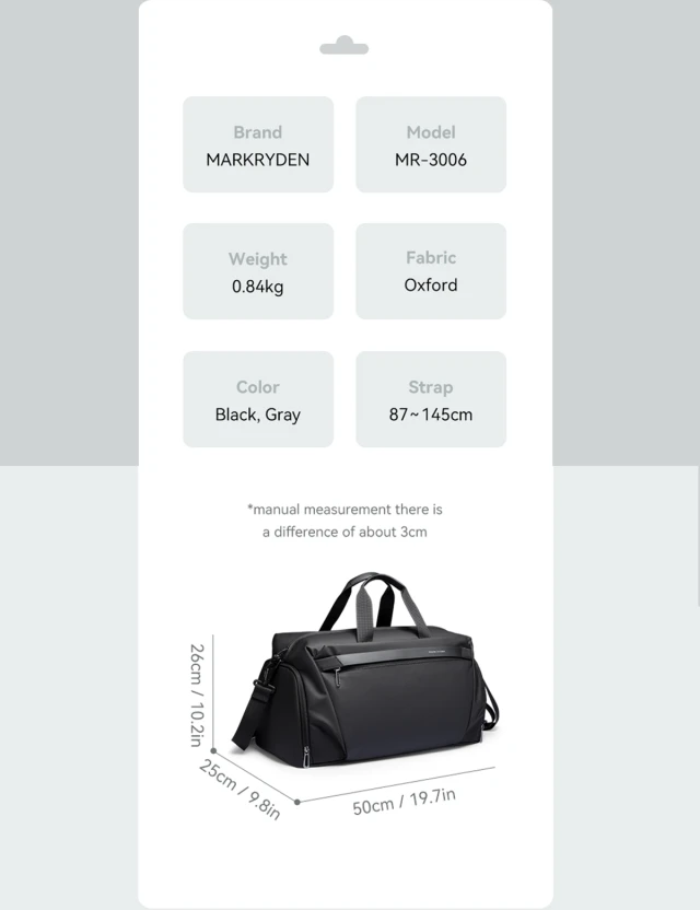 Gym/Travel Bag Mark Ryden Stayfit