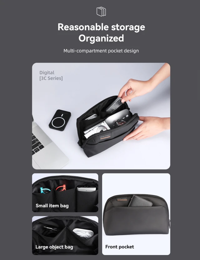 Toiletry Bag Kivo Black