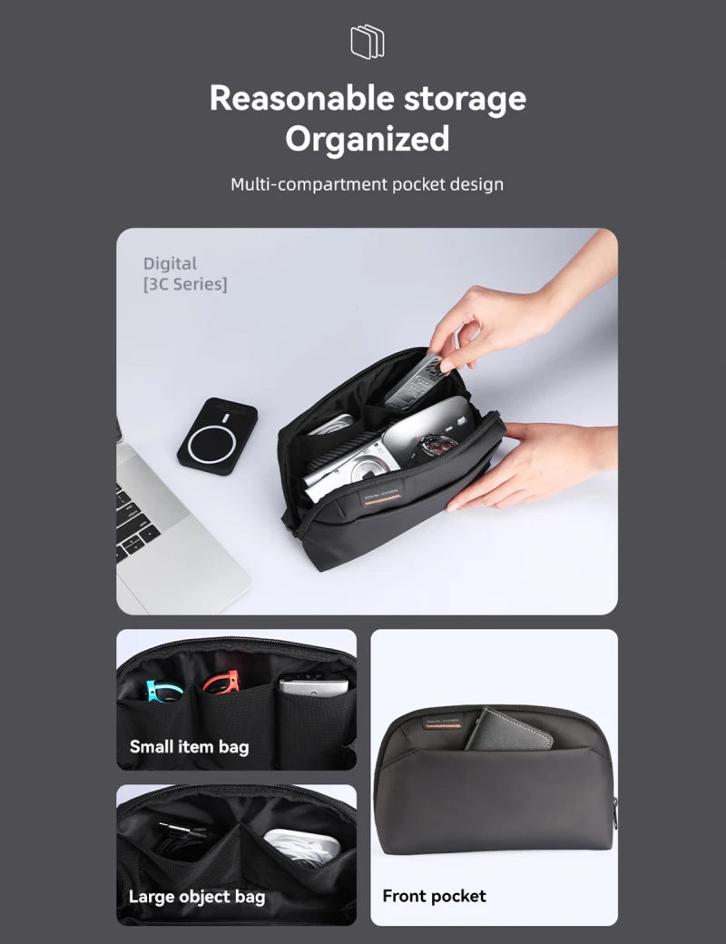 Toiletry Bag Kivo MR3102 Black