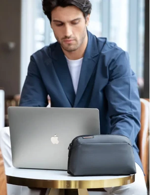 Toiletry Bag Kivo Gray