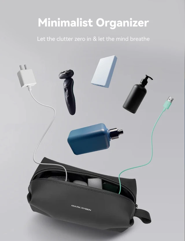 Mark Ryden Dexo MR35 — minimalist travel organiser with toiletries