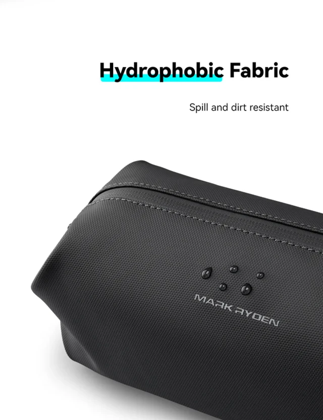 Mark Ryden Dexo MR35 — water-resistant PU fabric texture detail