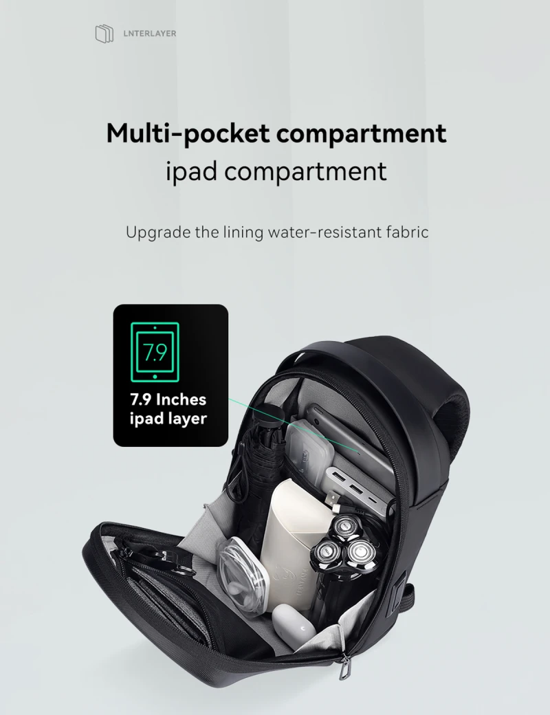 Backpack with one strap Mark Ryden Sata Black