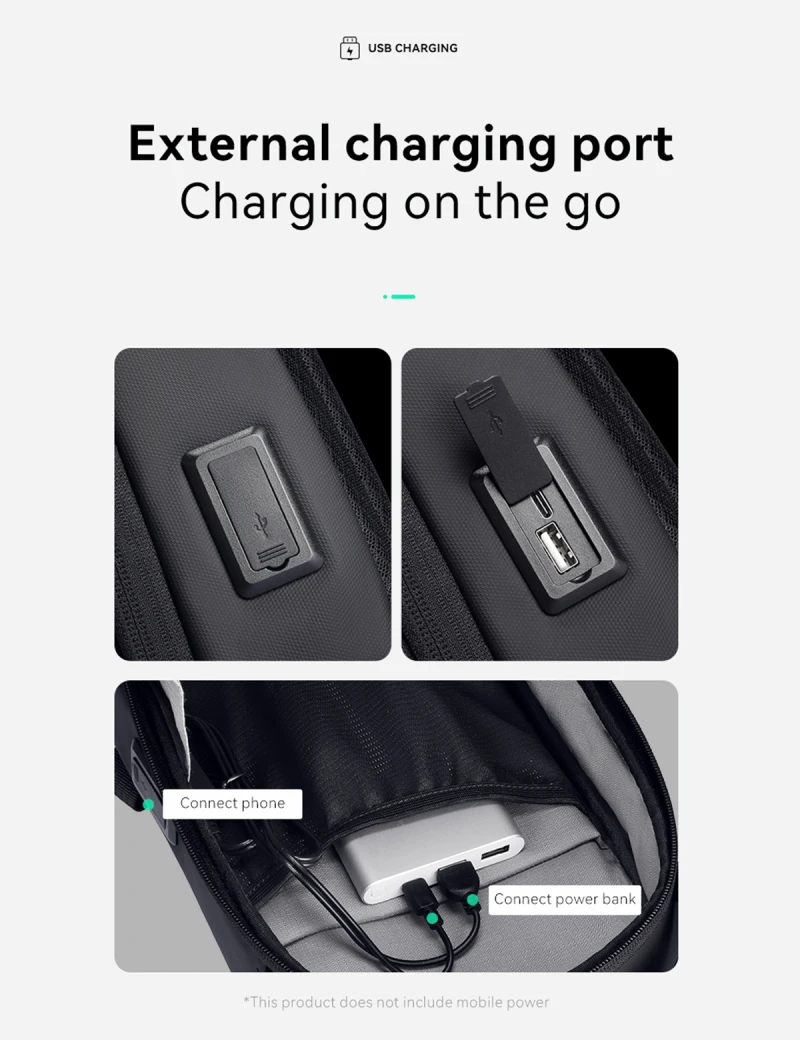 Backpack with one strap Mark Ryden Sata Gray