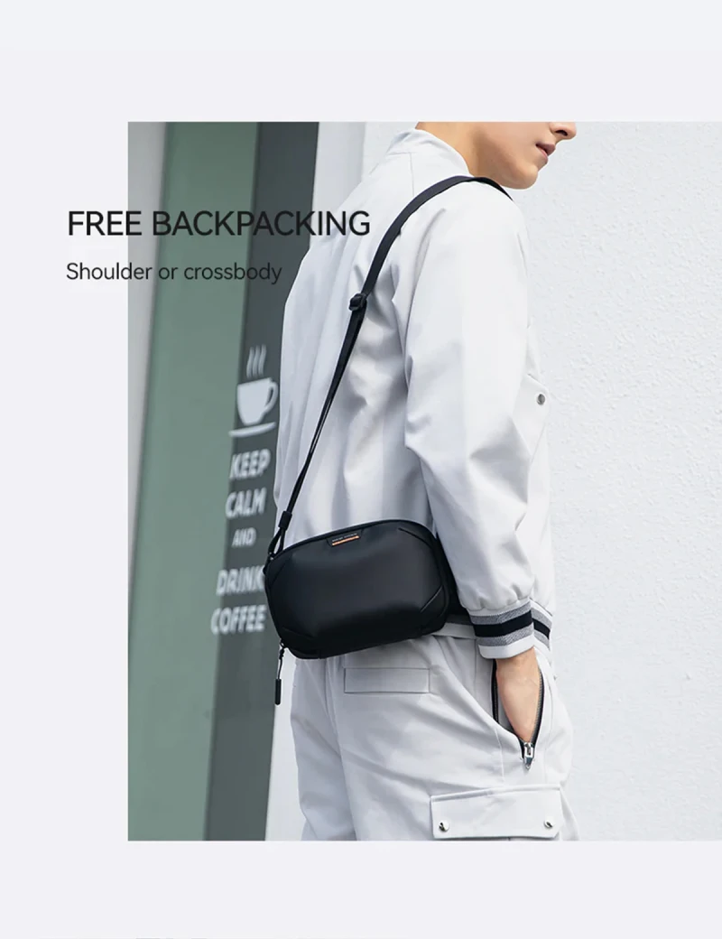 Light Line Toiletry Bag Mark Ryden Uno MR403 Black