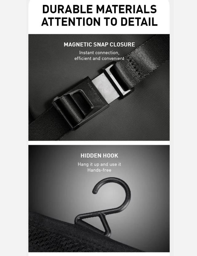 Mark Ryden Nest MR59 — magnetic snap buckle on carry strap