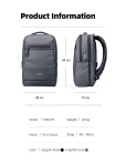 All Day Backpack Mark Omber Ryden Black