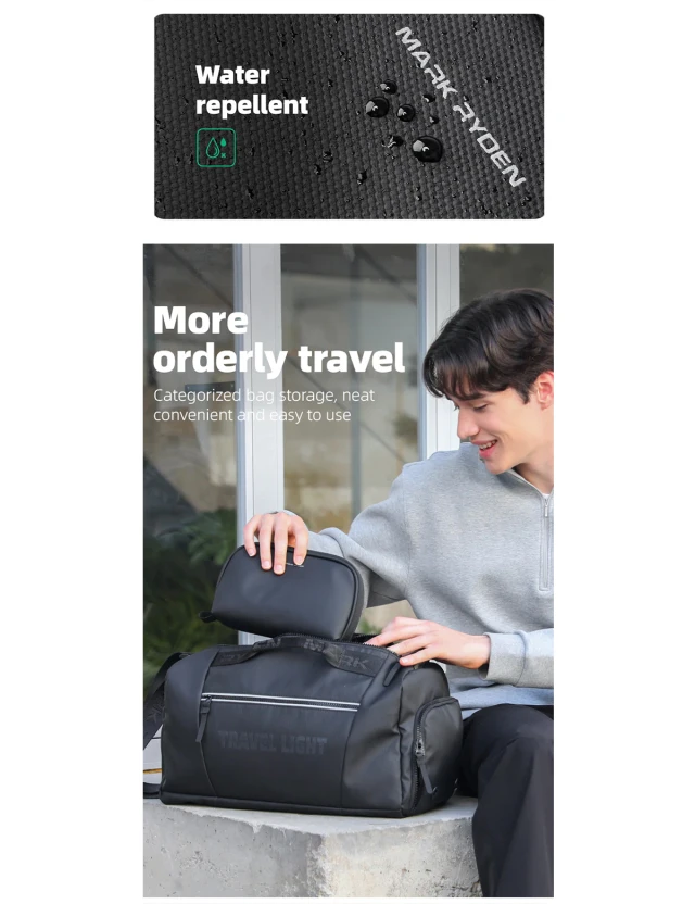 Mark Ryden Node MR63 — waterproof Oxford fabric texture detail