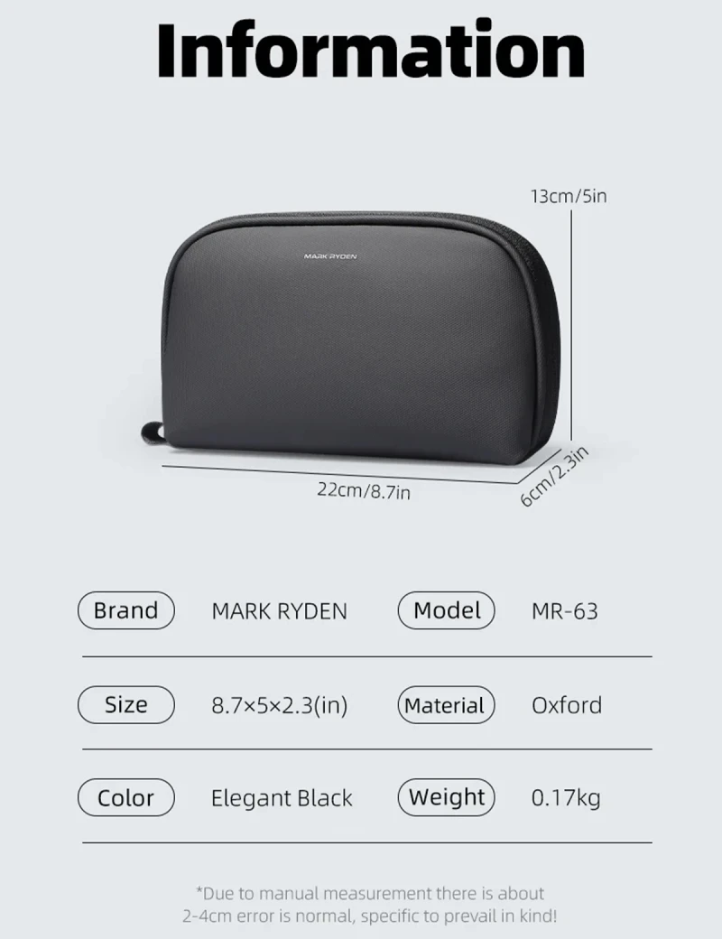 Digital Mark Ryden Toiletry Bag Node Black