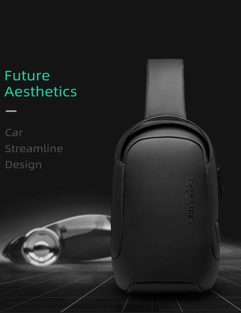 Backpack with one strap Mark Ryden Lexus Black