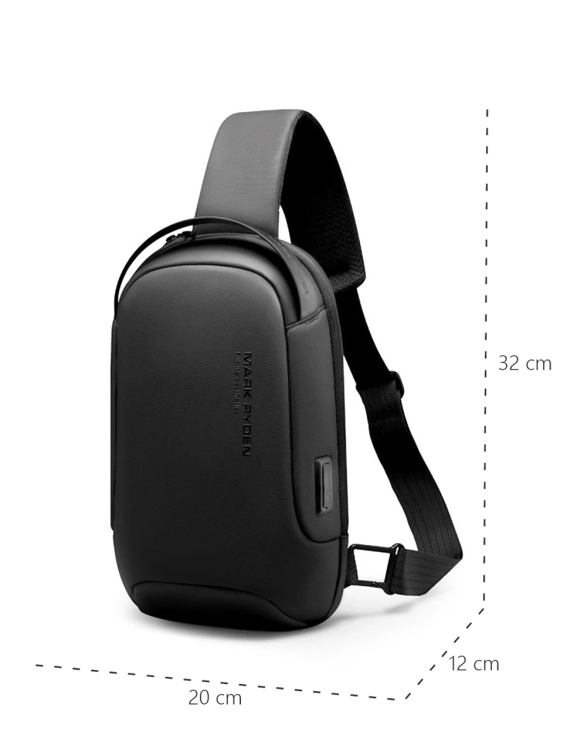 Backpack with one strap Mark Ryden Lexus Black