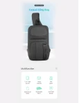 Backpack with one strap Mark Ryden Xero Black
