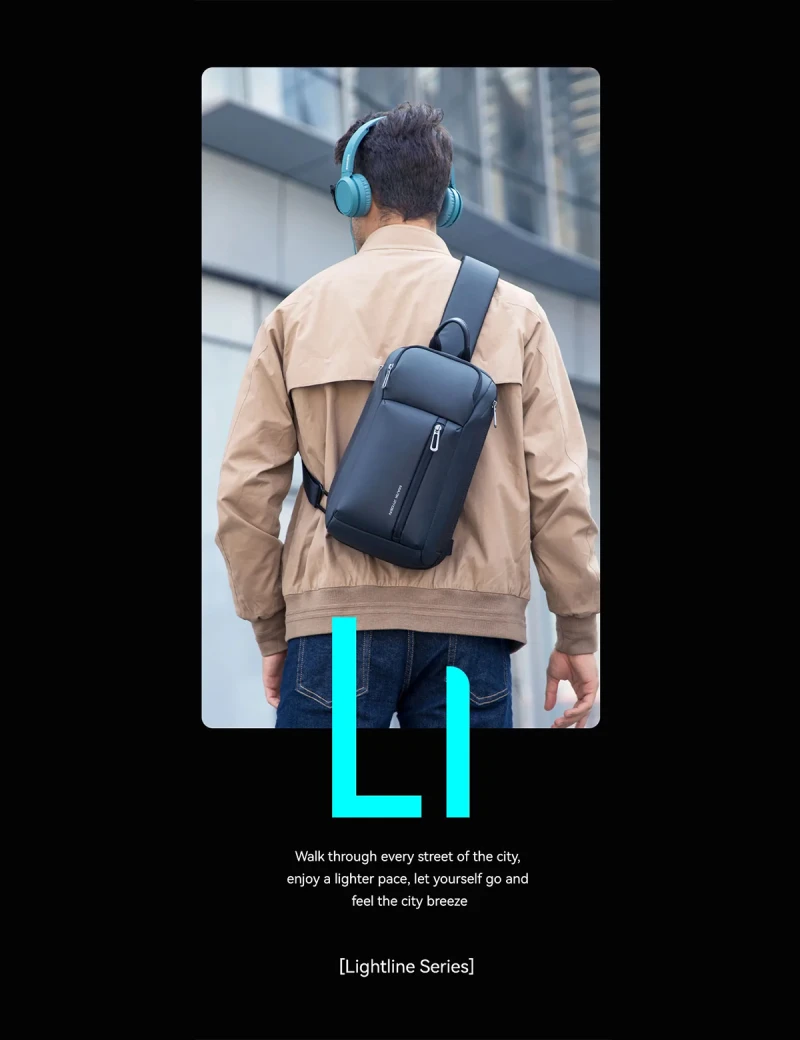 Backpack with one strap Mark Ryden Brad Black