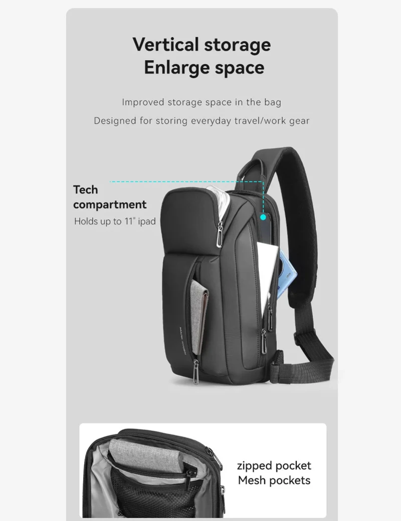 Backpack with one strap Mark Ryden Brad Black