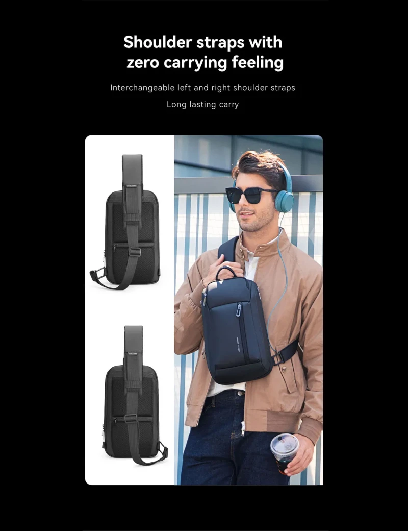 Backpack with one strap Mark Ryden Brad Black