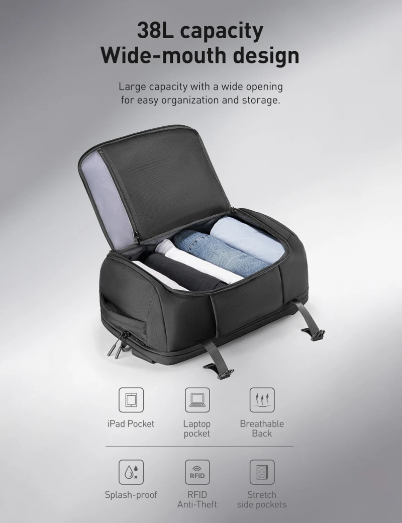 Travel Backpack Mark Ryden Trek Black