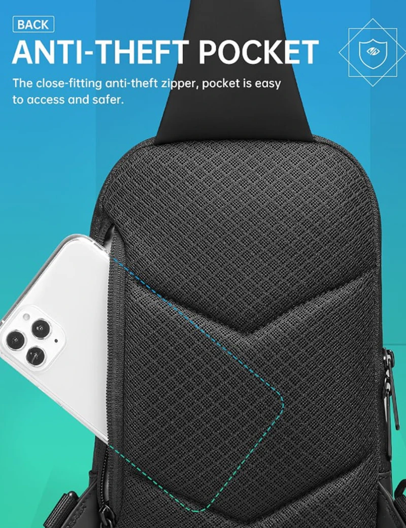 Backpack with one strap Mark Ryden Corsair Black