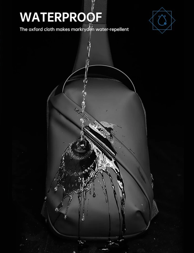 Backpack with one strap Mark Ryden Corsair Black