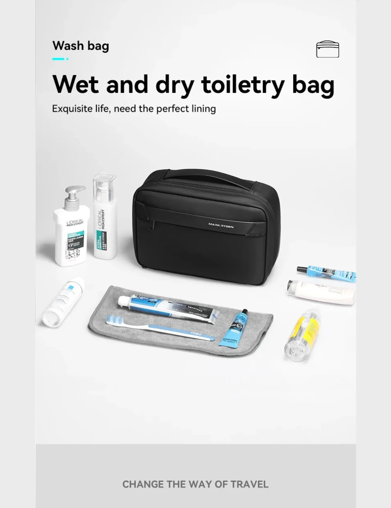 Travel Toiletry Bag Kubo MR86 Gray