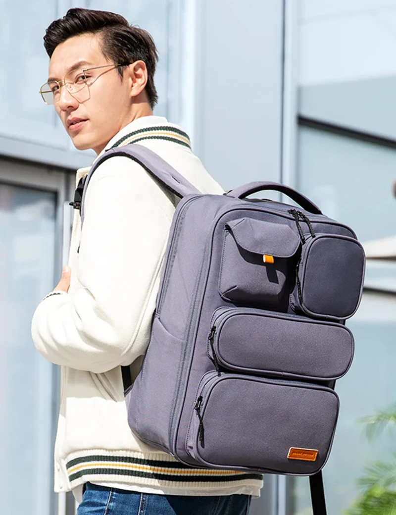 All Day Backpack Mark Ryden Tetris Gray