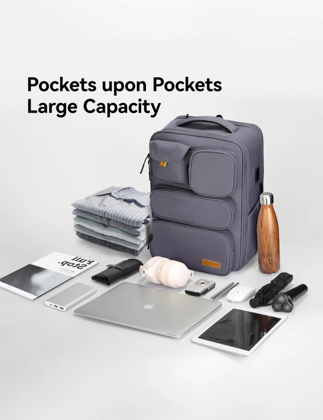 Backpack Mark Ryden Tetris Grey