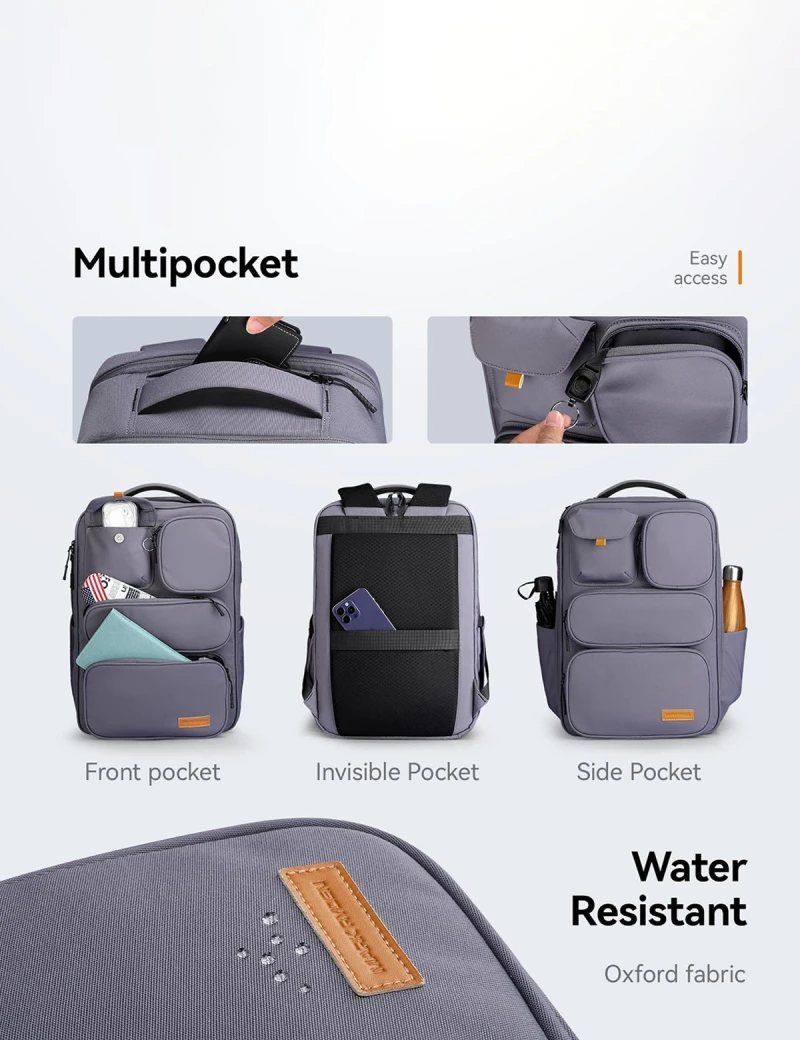 All Day Backpack Mark Ryden Tetris Gray