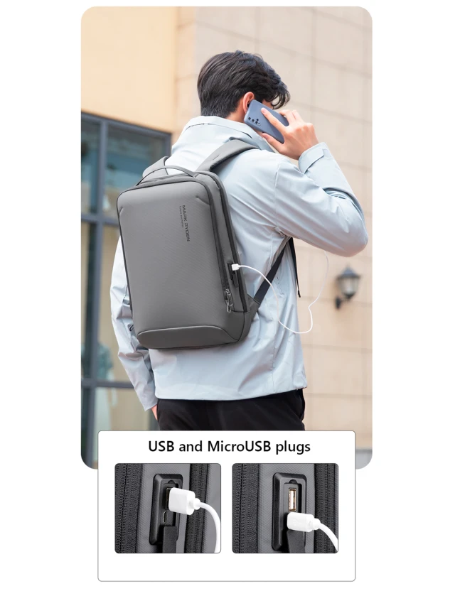 Backpack Mark Ryden Biz 15,6"-16" Grey