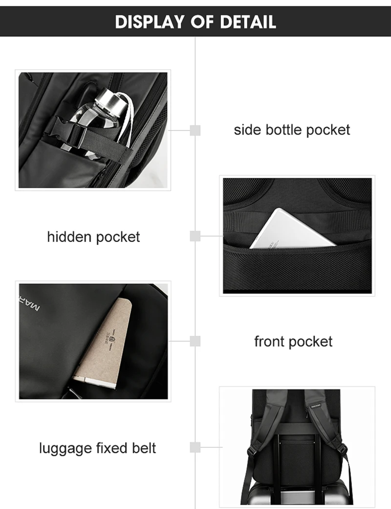 Travel Mark Ryden Jasper Three Pocket