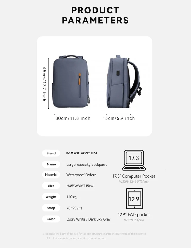 Backpack Mark Ryden Bree Grey