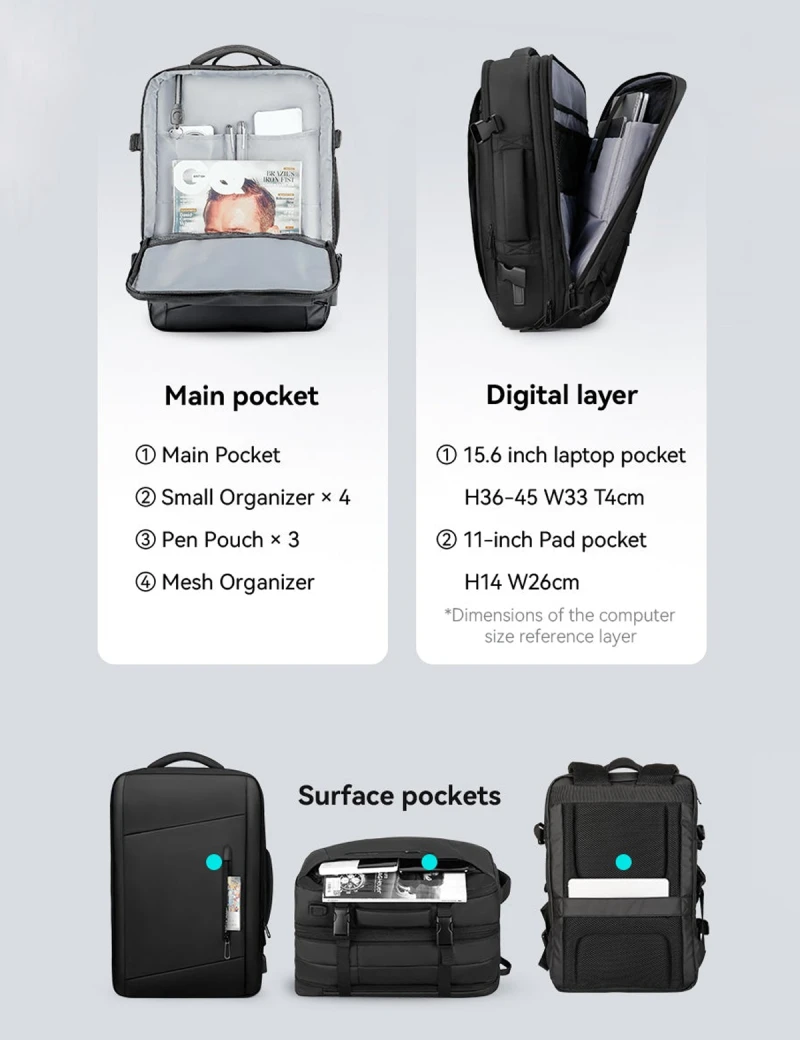 All Day Backpack Mark Ryden Infinity 17,3" Black