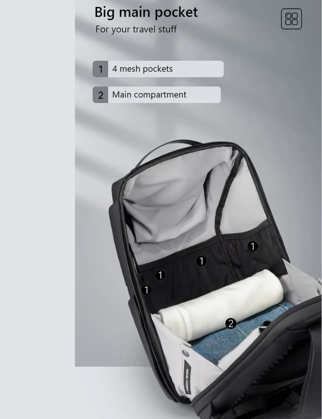 Backpack Mark Ryden Polycom Grey