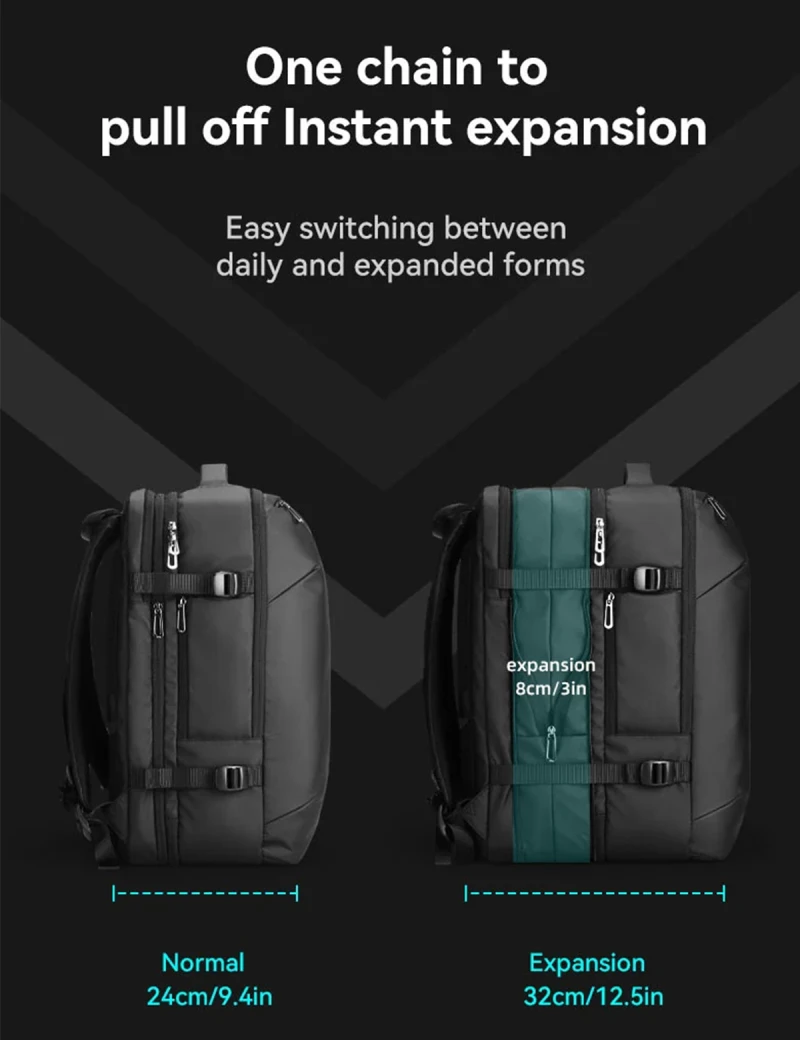 Business Travel Backpack Mark Ryden Expanse Black