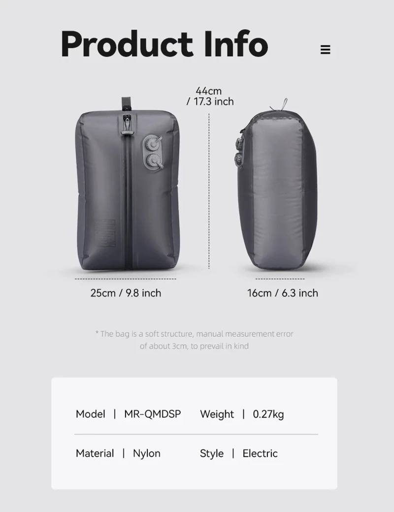 Vacuum organizer with built-in MR pump Aerovac Pro