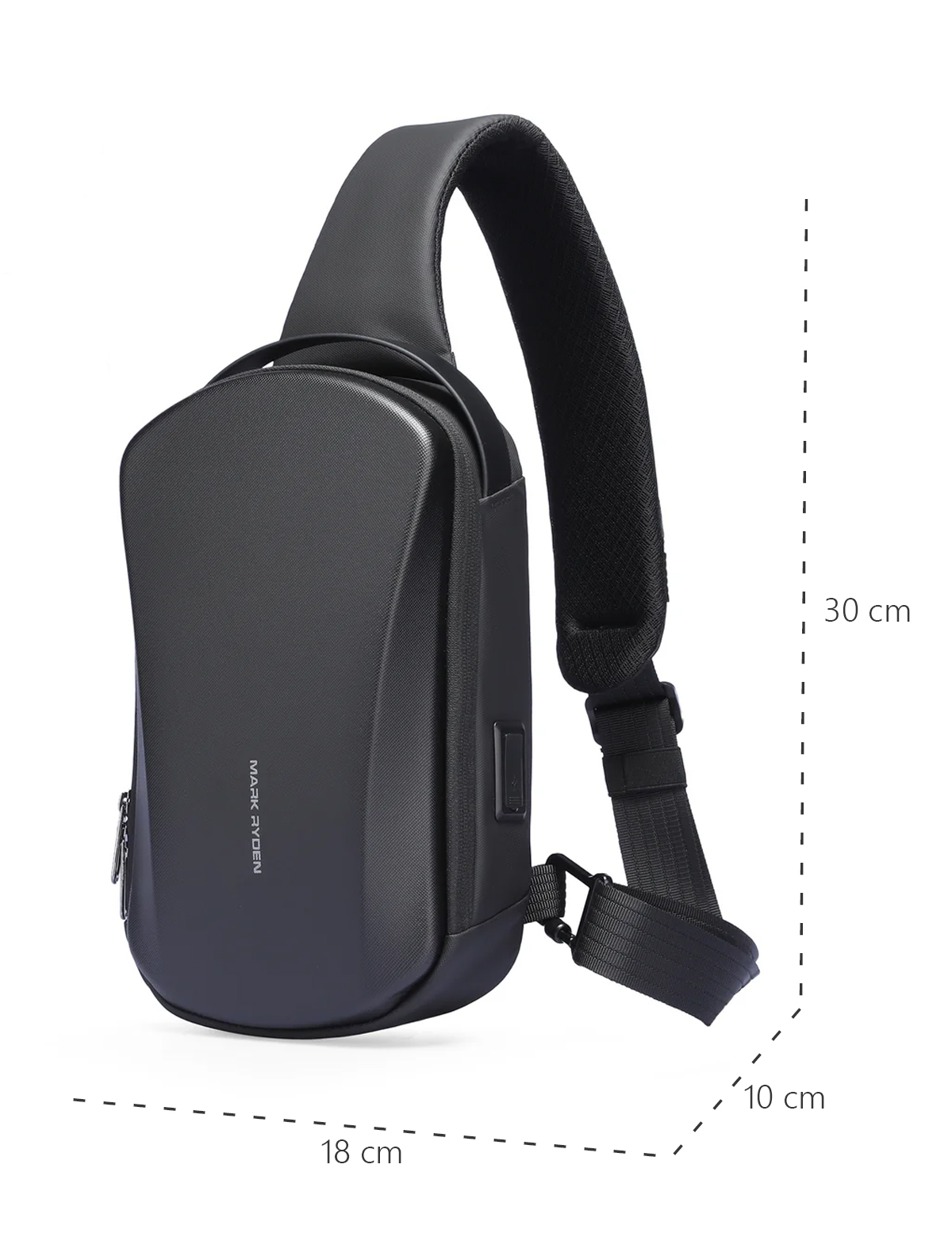 Backpack with one strap Mark Ryden Sata Black size